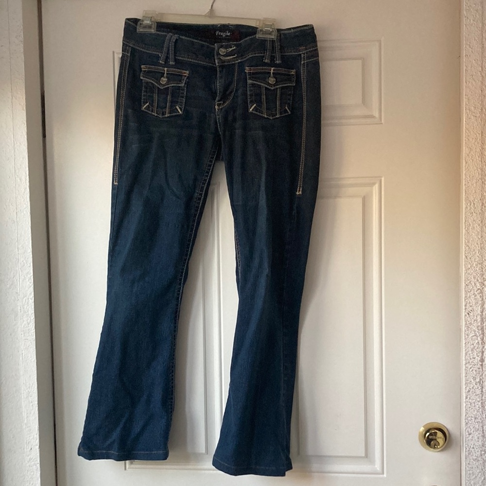 Low Rise Flare Jeans